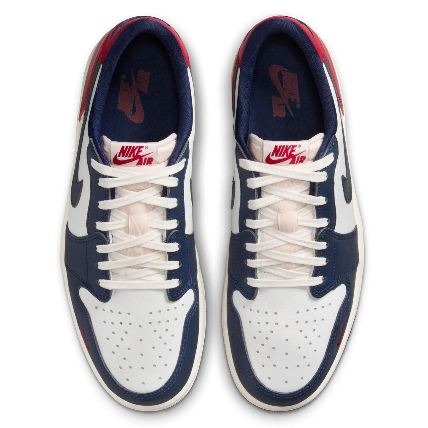 AIR JORDAN 1 RETRO LOW OG / 100:SUMMIT WHITE/GYM RED