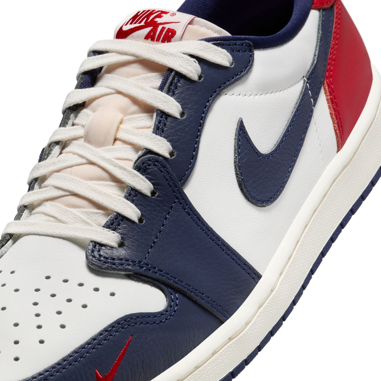 AIR JORDAN 1 RETRO LOW OG / 100:SUMMIT WHITE/GYM RED