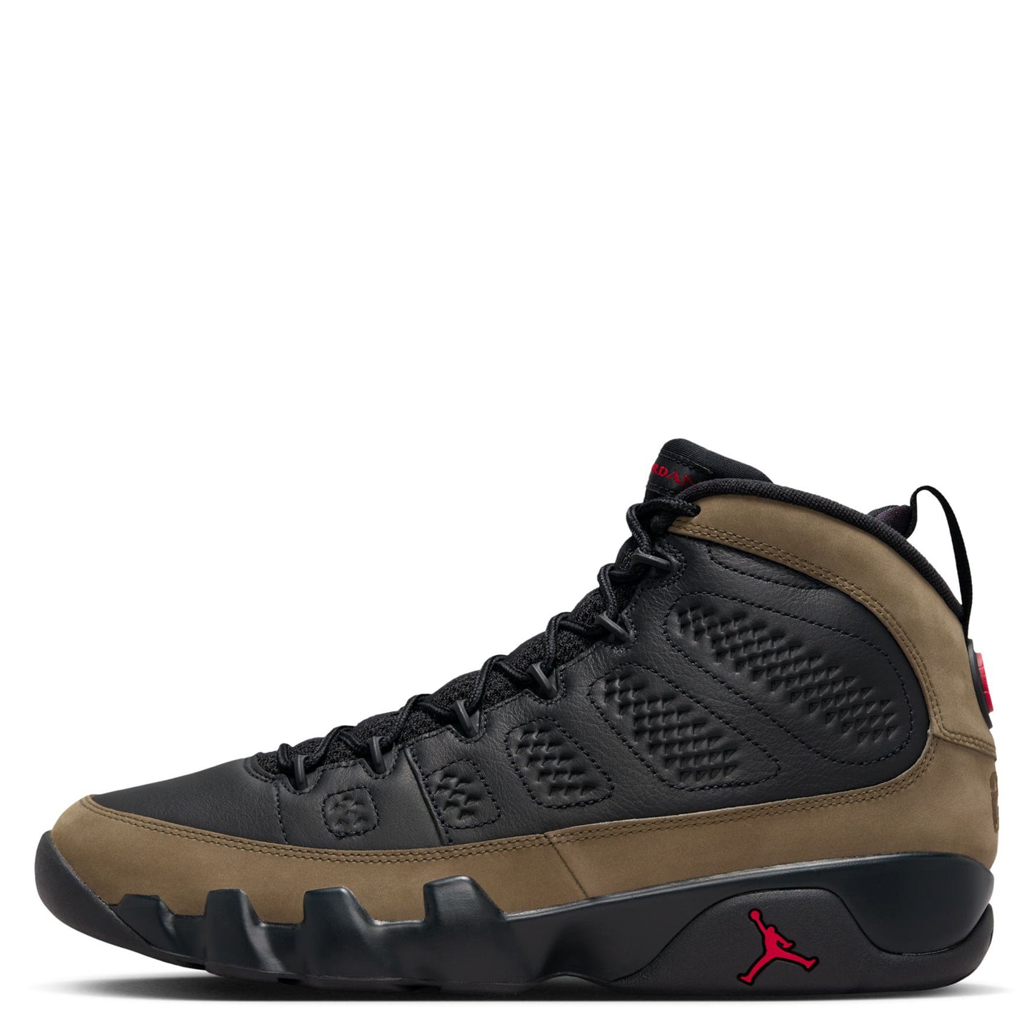 AIR JORDAN 9 RETRO / 030:BLACK/TRUE RED-LIGHT OLIVE