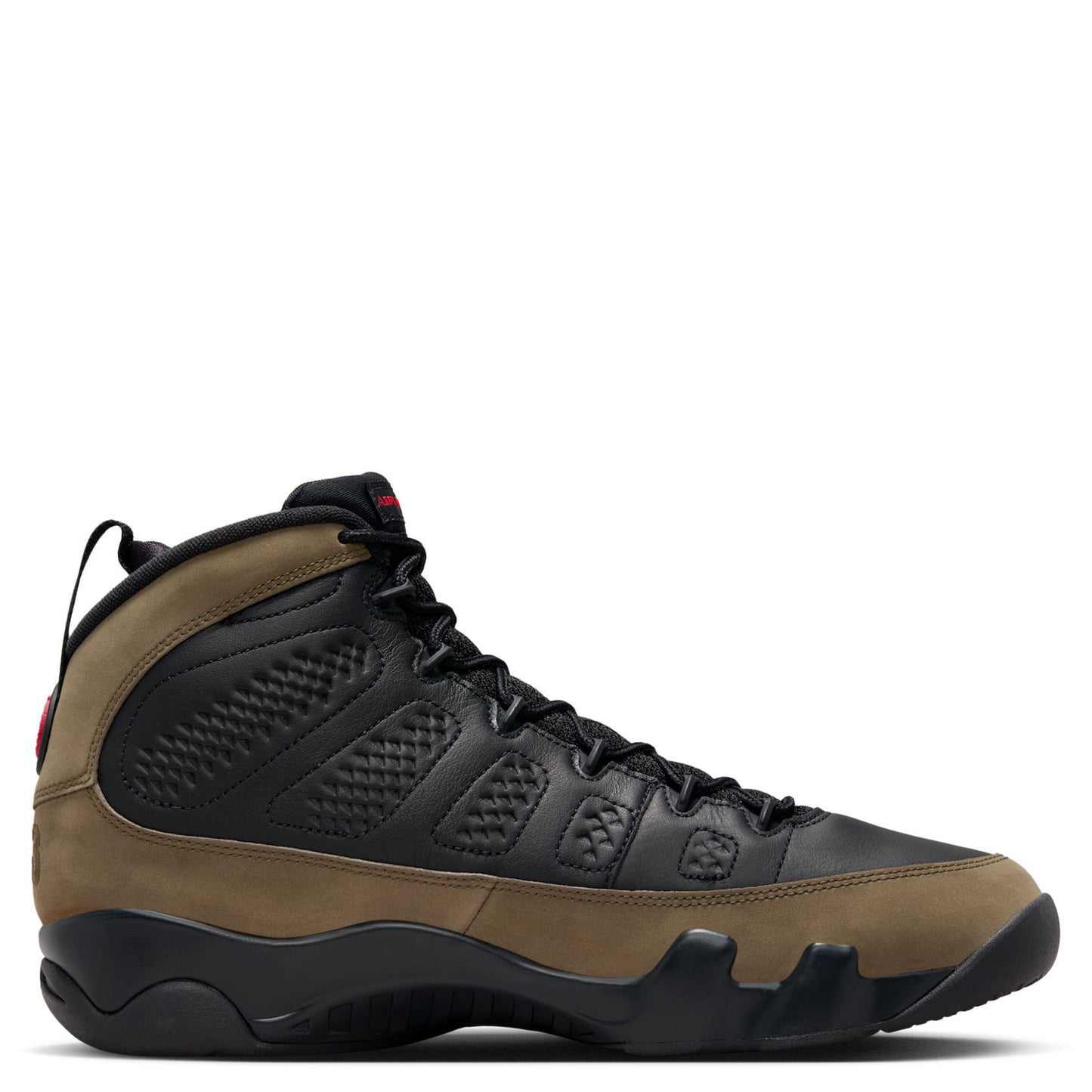 AIR JORDAN 9 RETRO / 030:BLACK/TRUE RED-LIGHT OLIVE