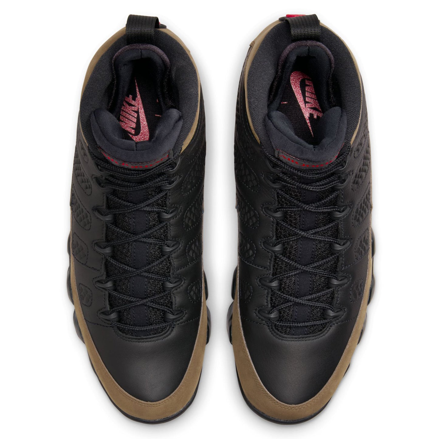 AIR JORDAN 9 RETRO / 030:BLACK/TRUE RED-LIGHT OLIVE