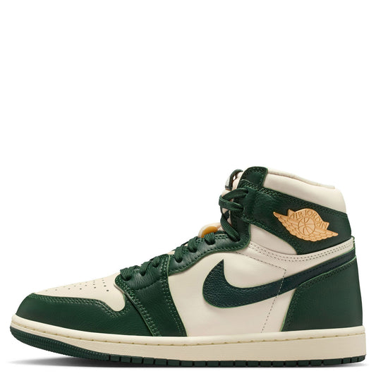 WMNS AIR JORDAN 1 RETRO HI OG / 101:PALE IVORY/PRO GREEN-FIR