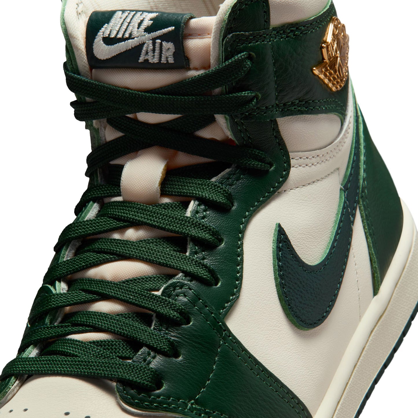 WMNS AIR JORDAN 1 RETRO HI OG / 101:PALE IVORY/PRO GREEN-FIR