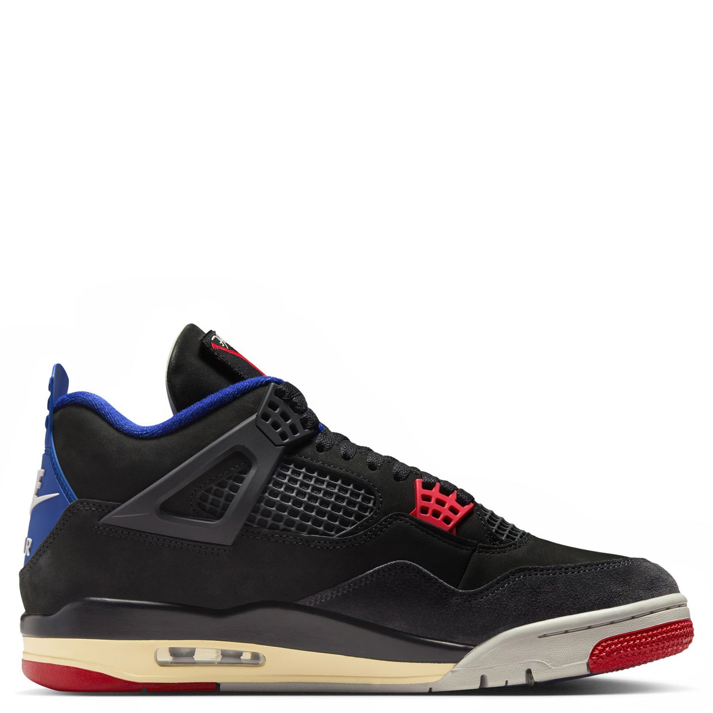 AIR JORDAN 4 RETRO / 003:BLACK/FIRE RED-DEEP ROYAL BLUE