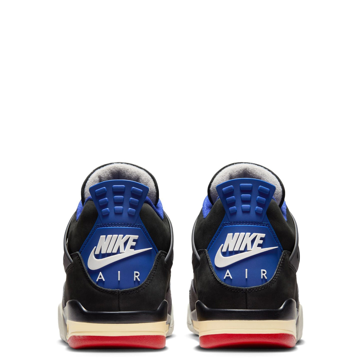 AIR JORDAN 4 RETRO / 003:BLACK/FIRE RED-DEEP ROYAL BLUE