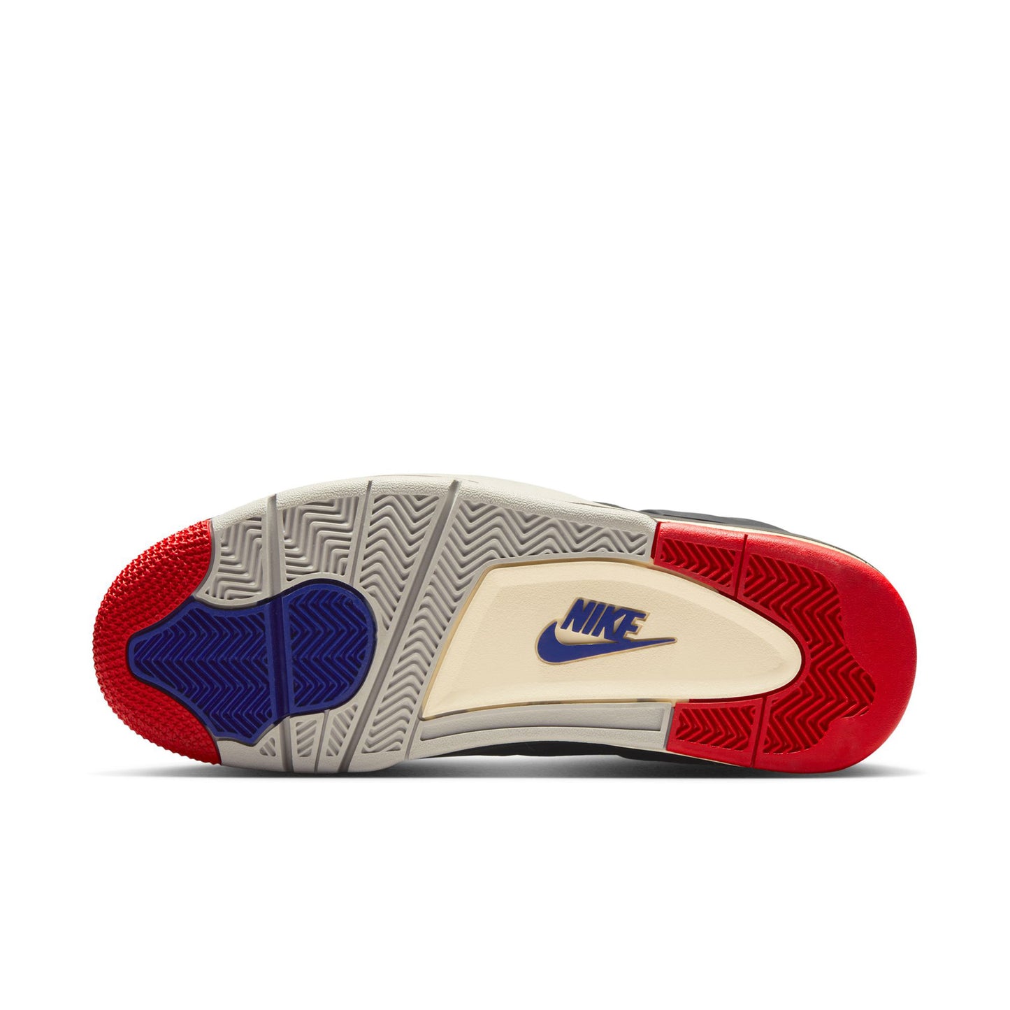 AIR JORDAN 4 RETRO / 003:BLACK/FIRE RED-DEEP ROYAL BLUE