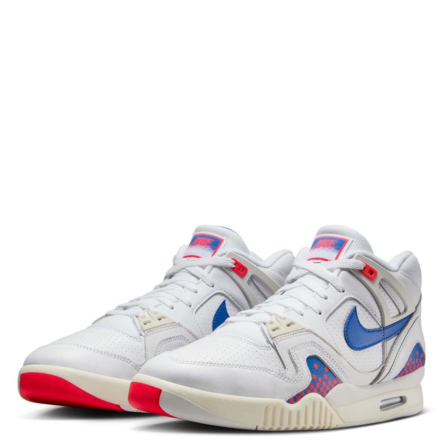 AIR TECH CHALLENGE II QS / 102:WHITE/ROYAL BLUE-LASER CRIMSON