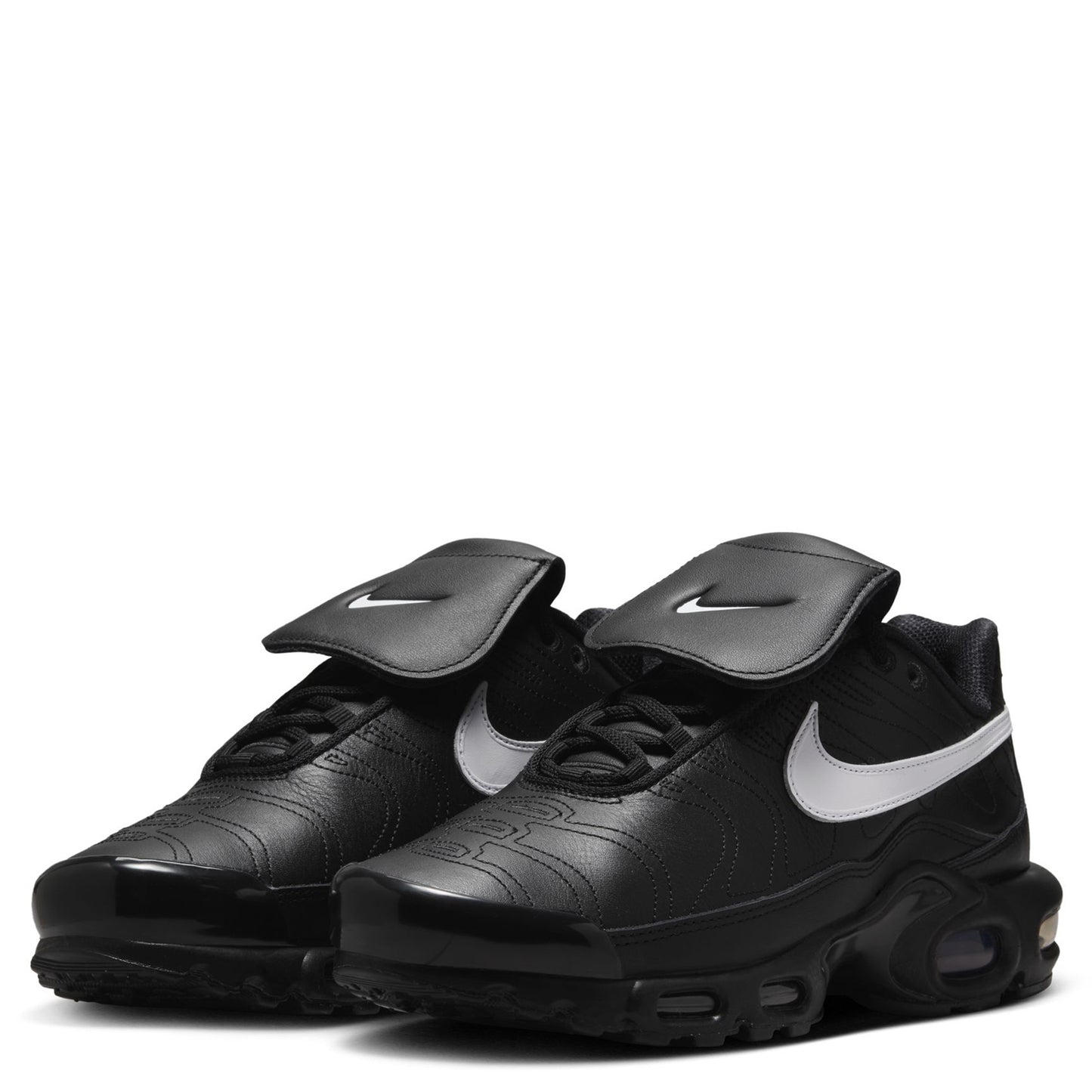 W NIKE AIR MAX PLUS / 001:BLACK/WHITE