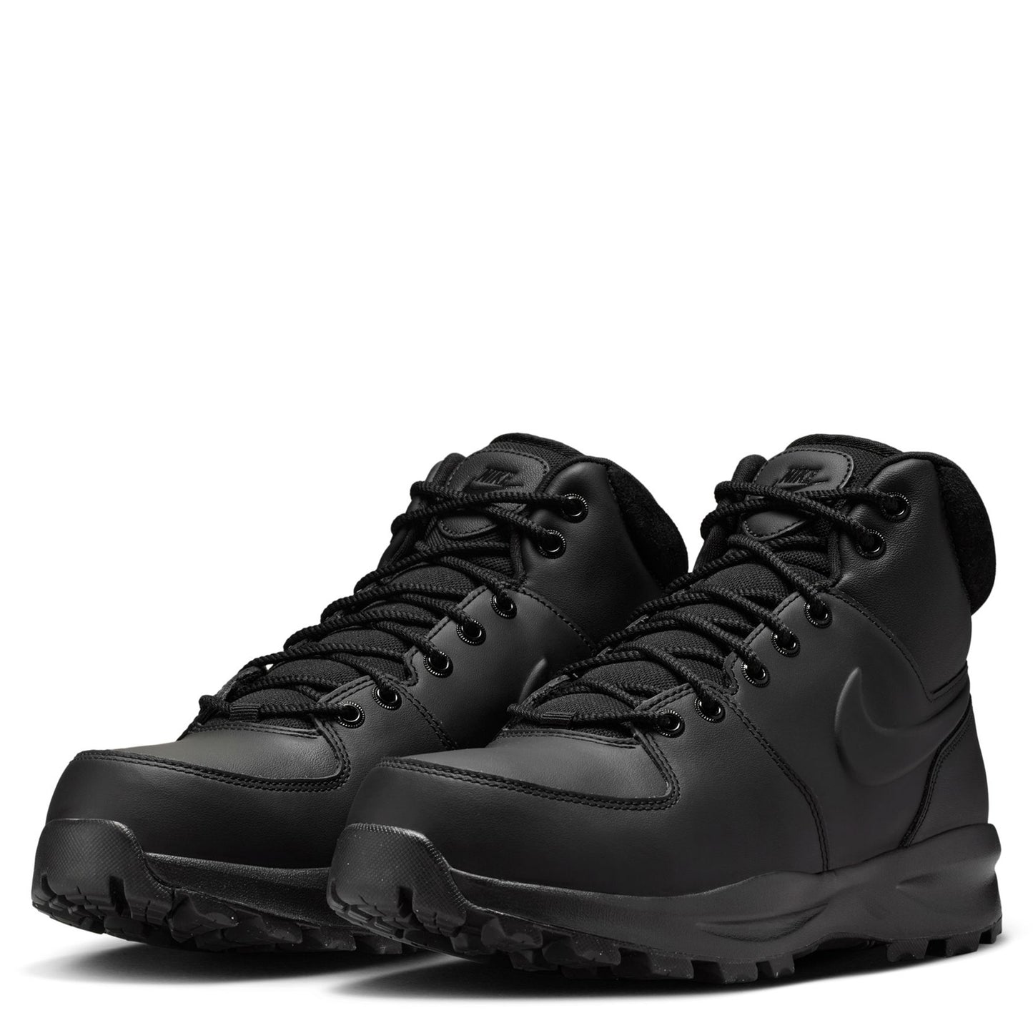 NIKE MANOA LEATHER / 001:BLACK/BLACK-BLACK