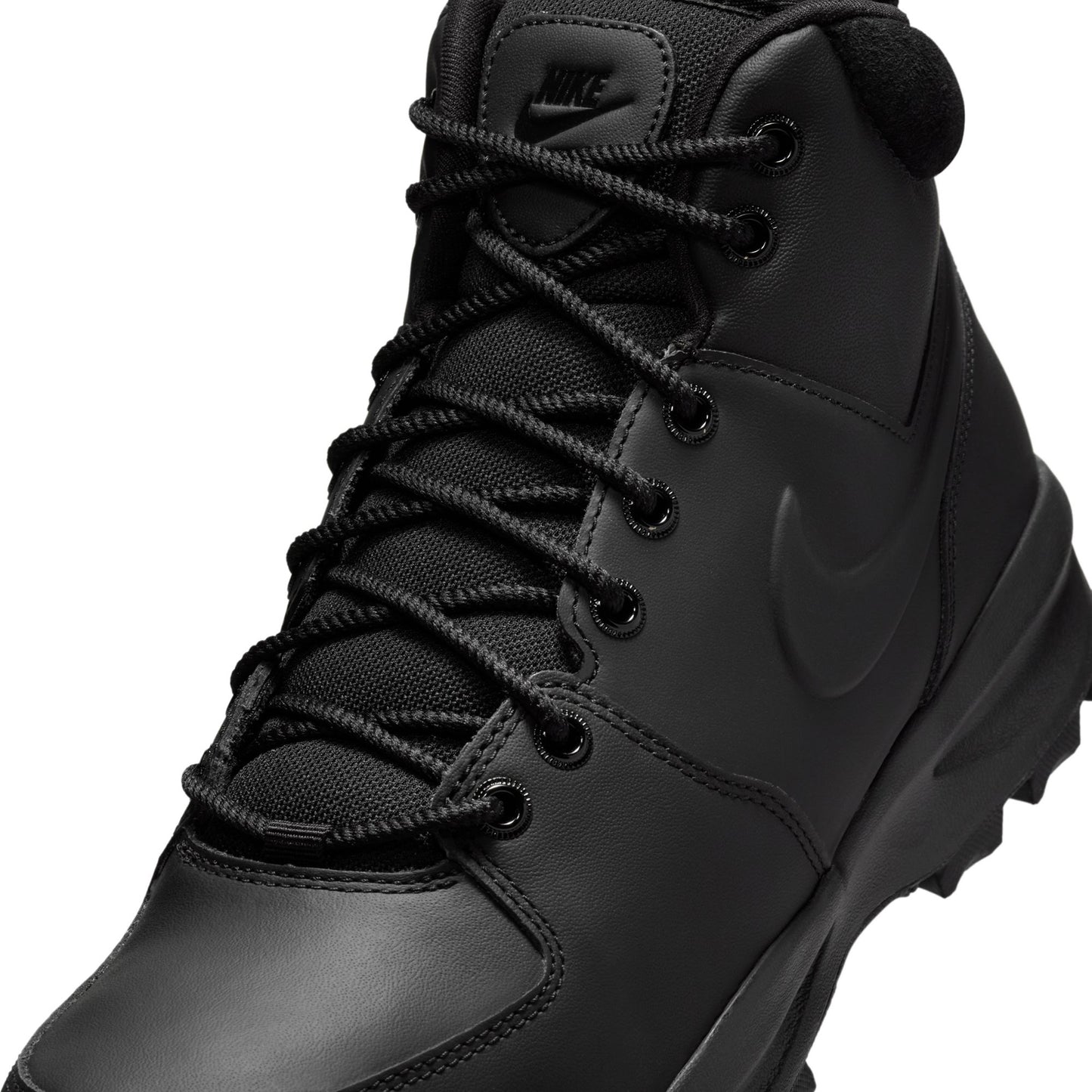 NIKE MANOA LEATHER / 001:BLACK/BLACK-BLACK