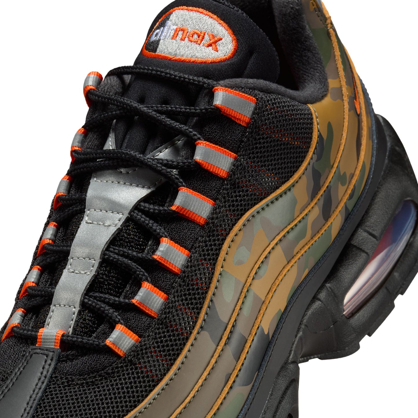 NIKE AIR MAX 95 QS / 001:BLACK/SAFETY ORANGE