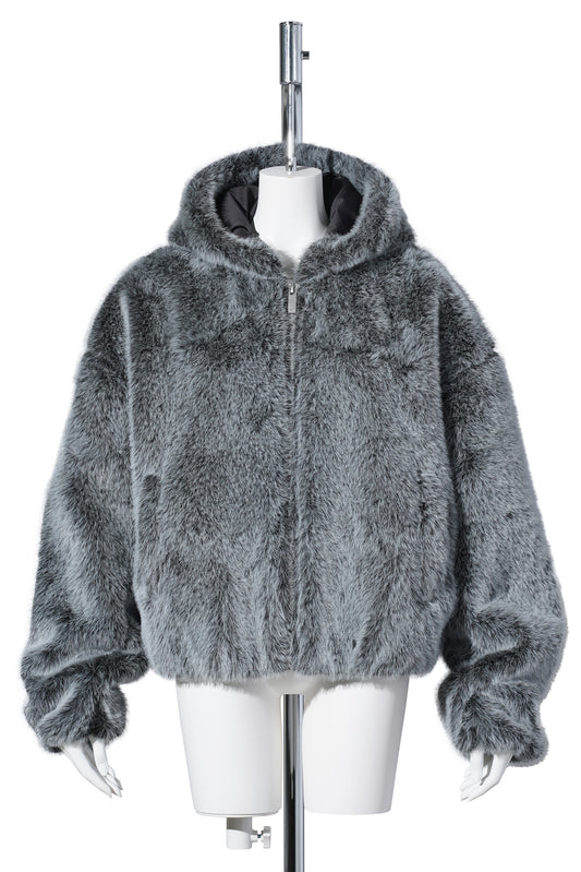 WMNS AIR JORDAN HOODED JACKET / 077:LIGHT SMOKE GRAY