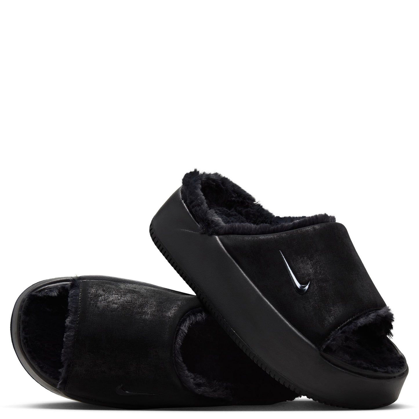 WMNS NK CALM ELEVATION FUR / 001:BLACK/BLACK