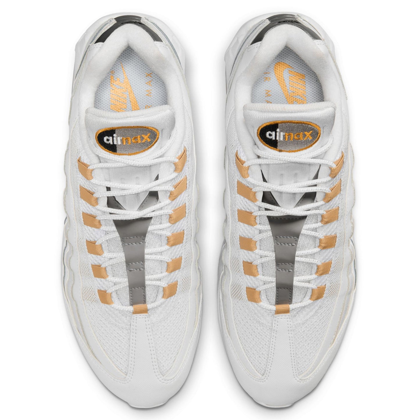 NIKE AIR MAX 95 BIG BUBBLE / 101:WHITE/METALLIC GOLD-BLACK