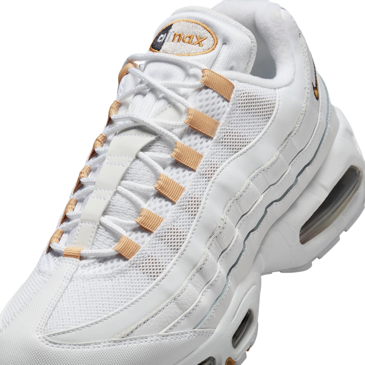NIKE AIR MAX 95 BIG BUBBLE / 101:WHITE/METALLIC GOLD-BLACK