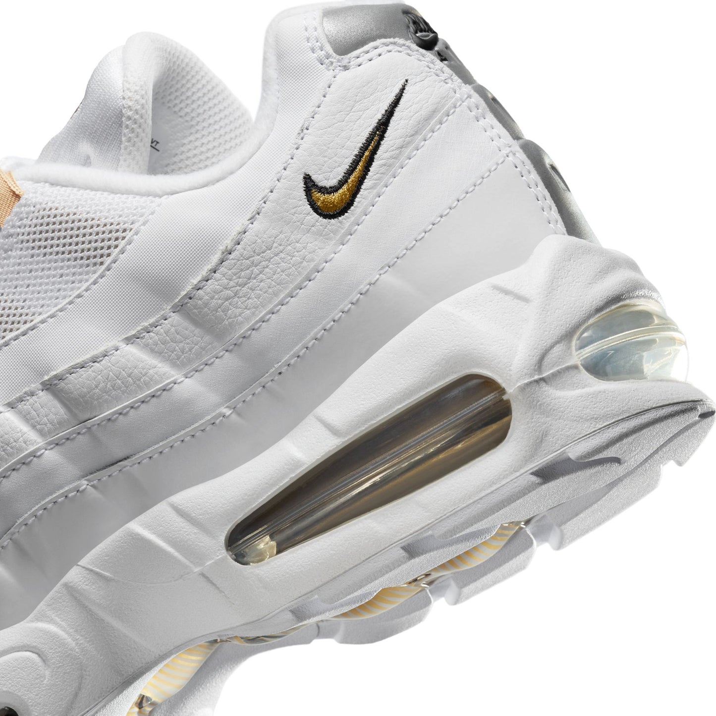 NIKE AIR MAX 95 BIG BUBBLE / 101:WHITE/METALLIC GOLD-BLACK
