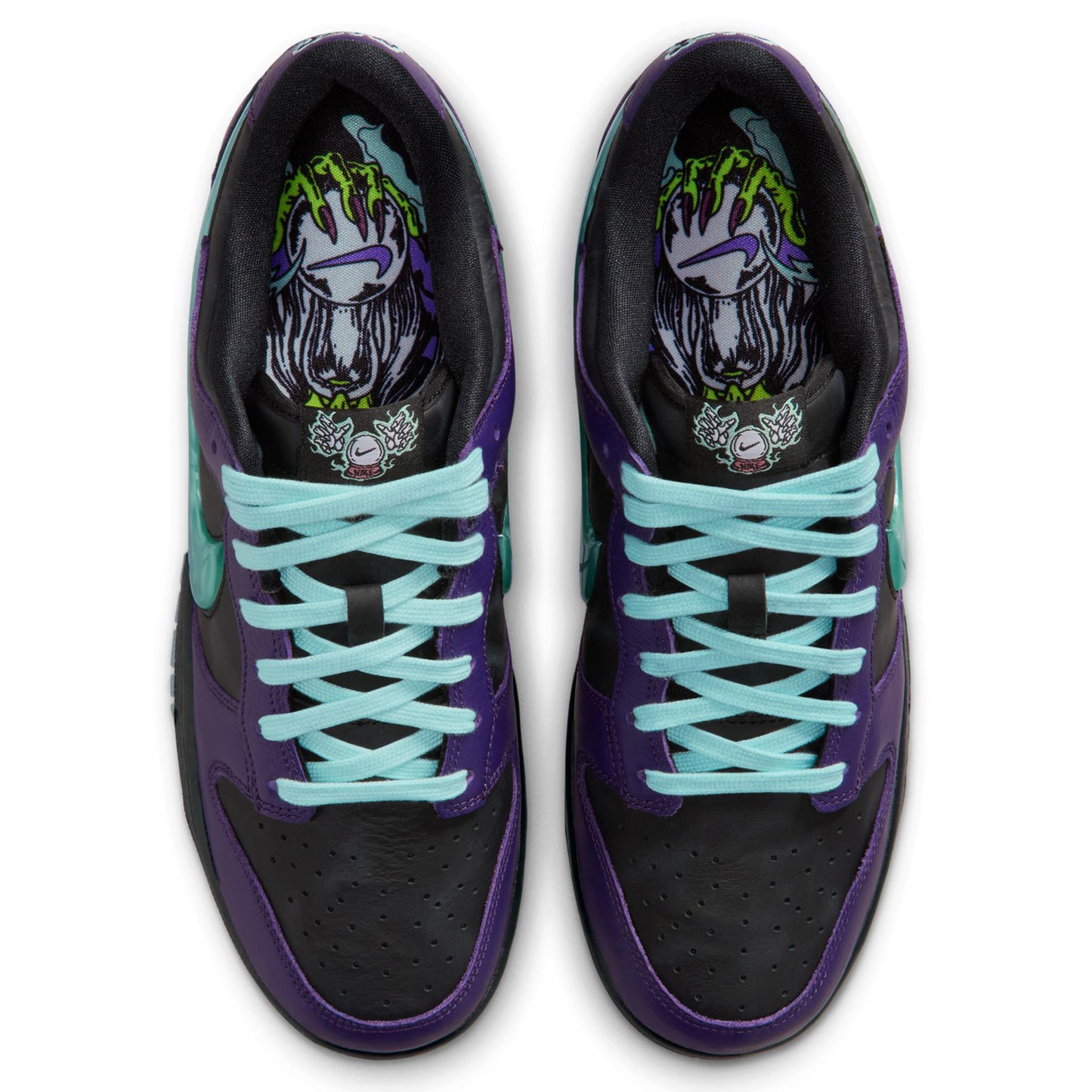 NIKE DUNK LOW RETRO LTD HWN / 001:BLACK/ARTISAN TEAL