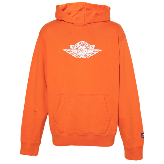 JORDAN RARE AIR FLEECE PULLOVER L/S HOODIE / 820:BRILLIANT ORNGE