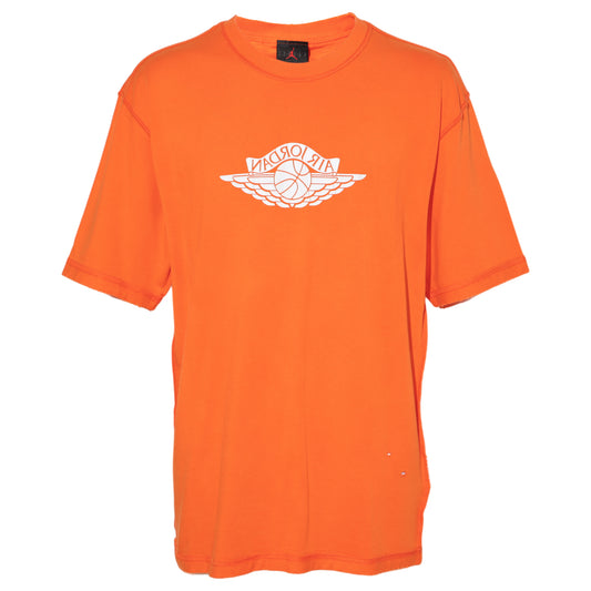 JORDAN RARE AIR WSH 85 S/S CREW / 820:BRILLIANT ORNGE/SAIL