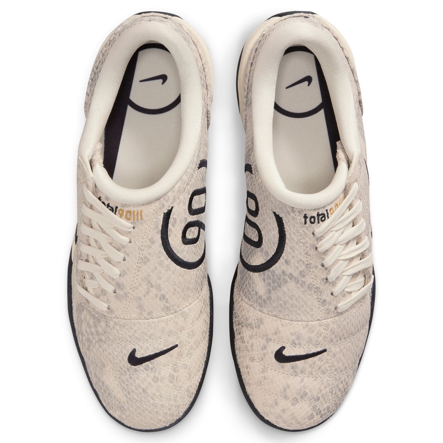 WMNS NIKE T90 SE / 100:PALE IVORY/BLACK-PALE IVORY