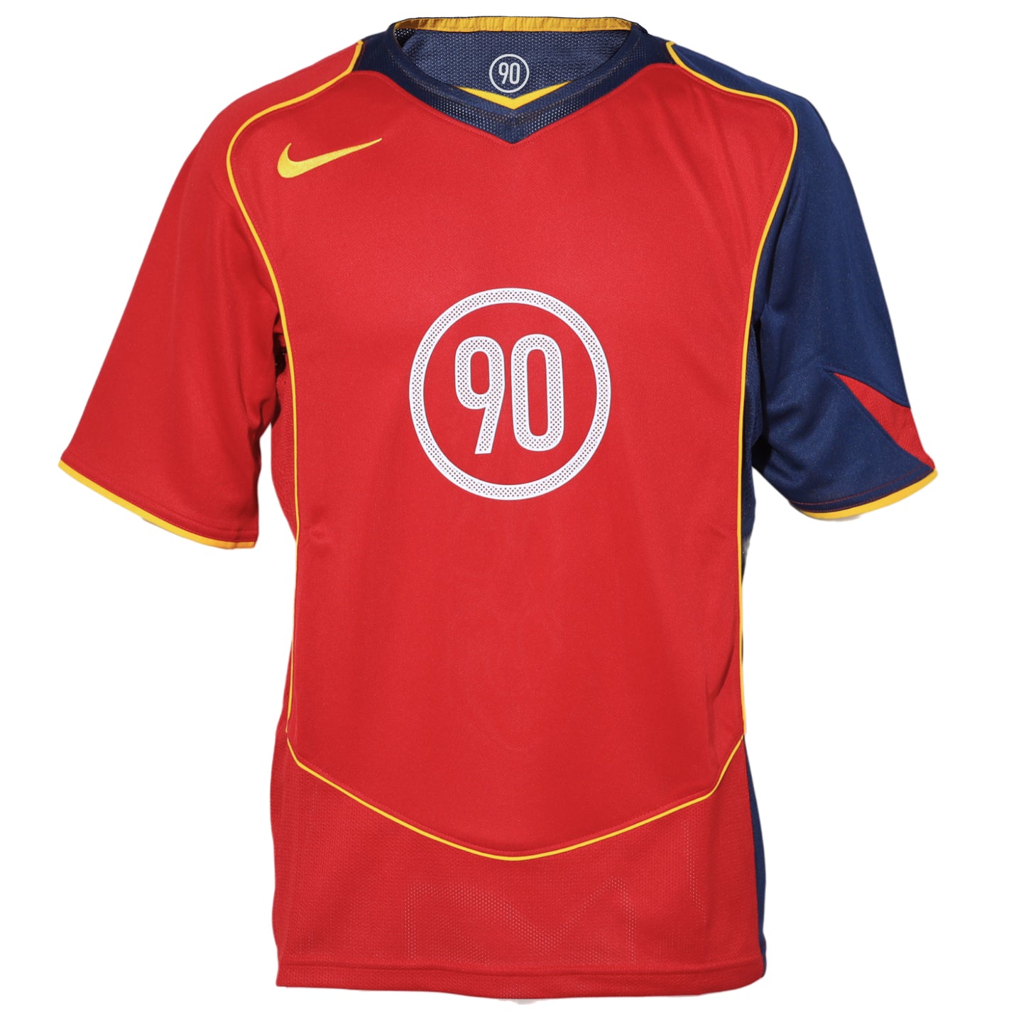 M DF T90 ENERGY JSY 1 S/S TOP / 687:GYM RED/MIDNIGHT NAVY/UNIVERSITY GOLD