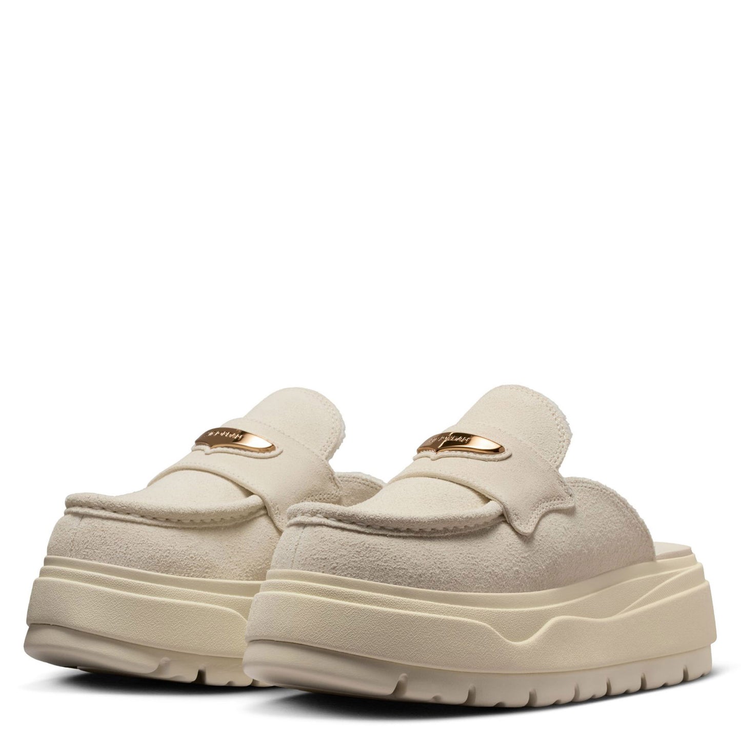 WMNS AIR JORDAN MULE / 071:SOFT PEARL/METALLIC GOLD