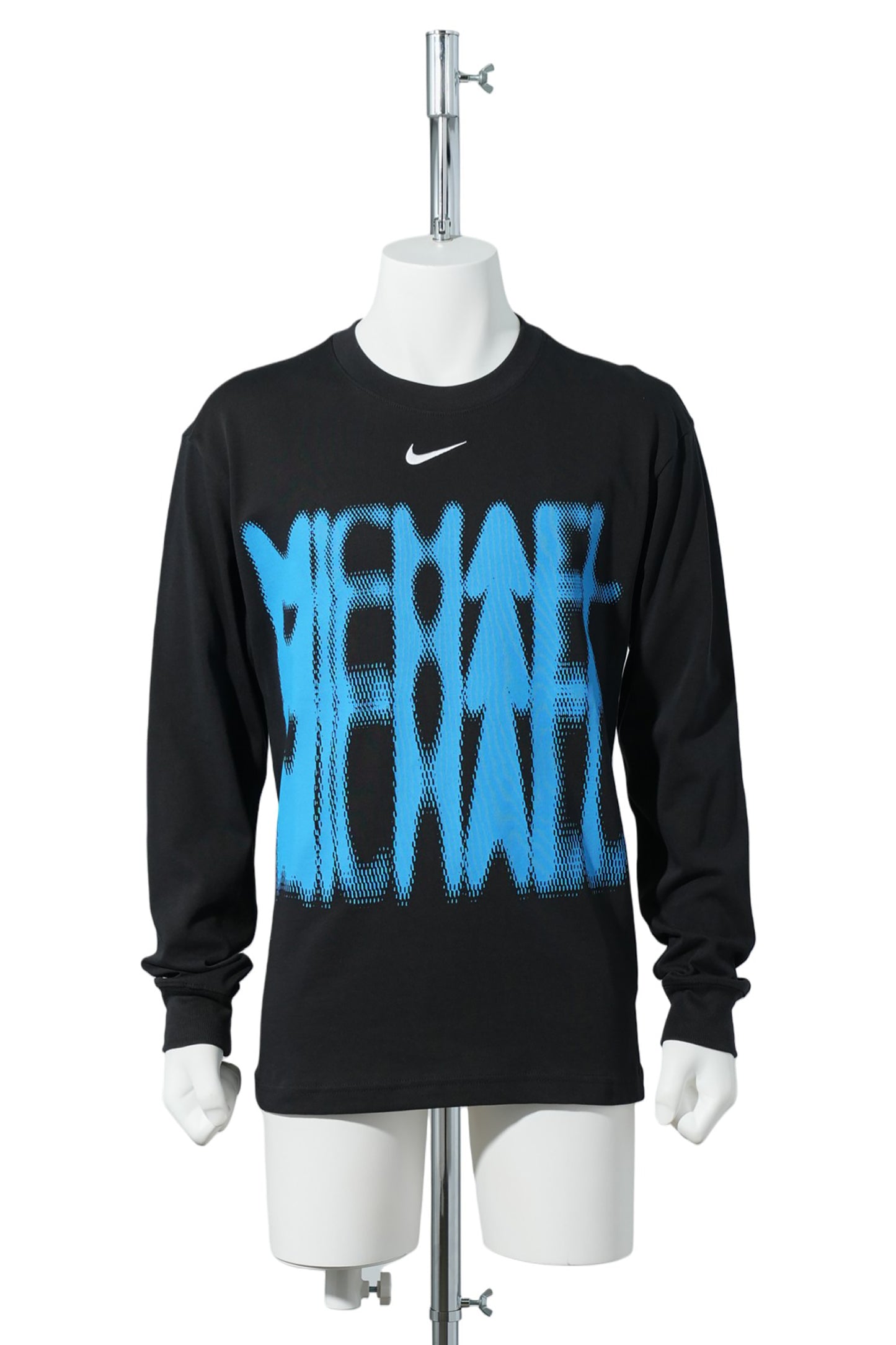 JORDAN MICHAEL OS L/S T-SHIRT / 010:BLACK/EQUATOR BLUE/WHITE