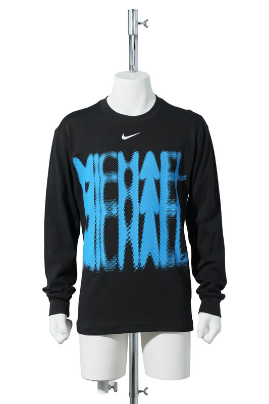 JORDAN MICHAEL OS L/S T-SHIRT / 010:BLACK/EQUATOR BLUE/WHITE