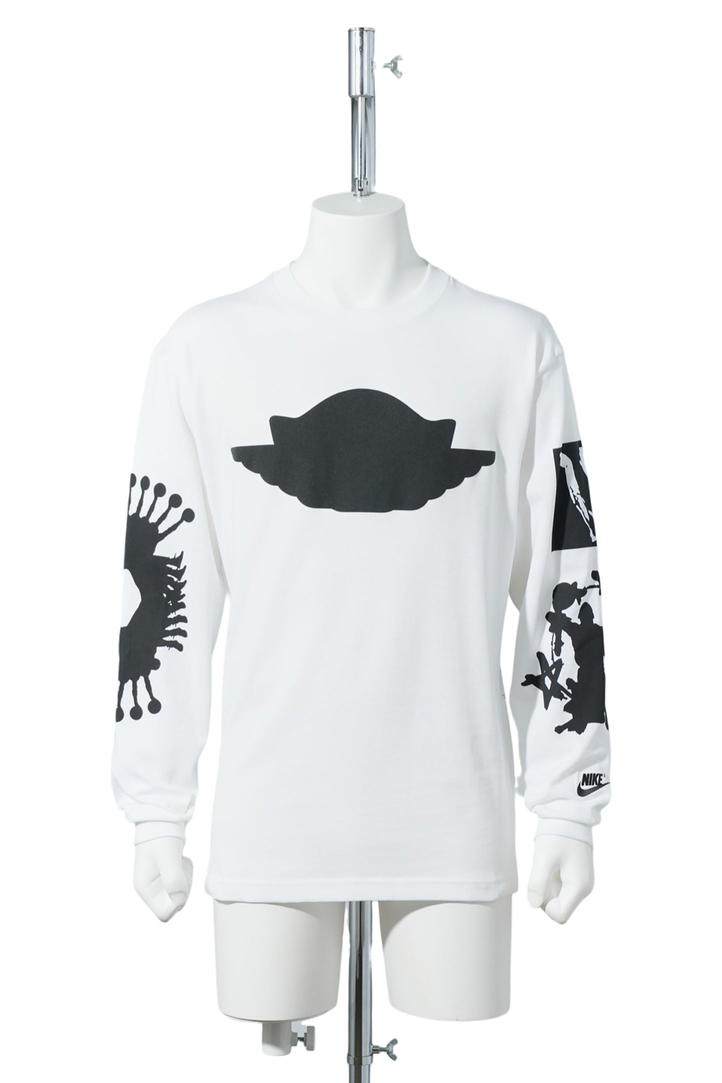 JORDAN WINGS OS L/S T-SHIRT / 100:WHITE/BLACK