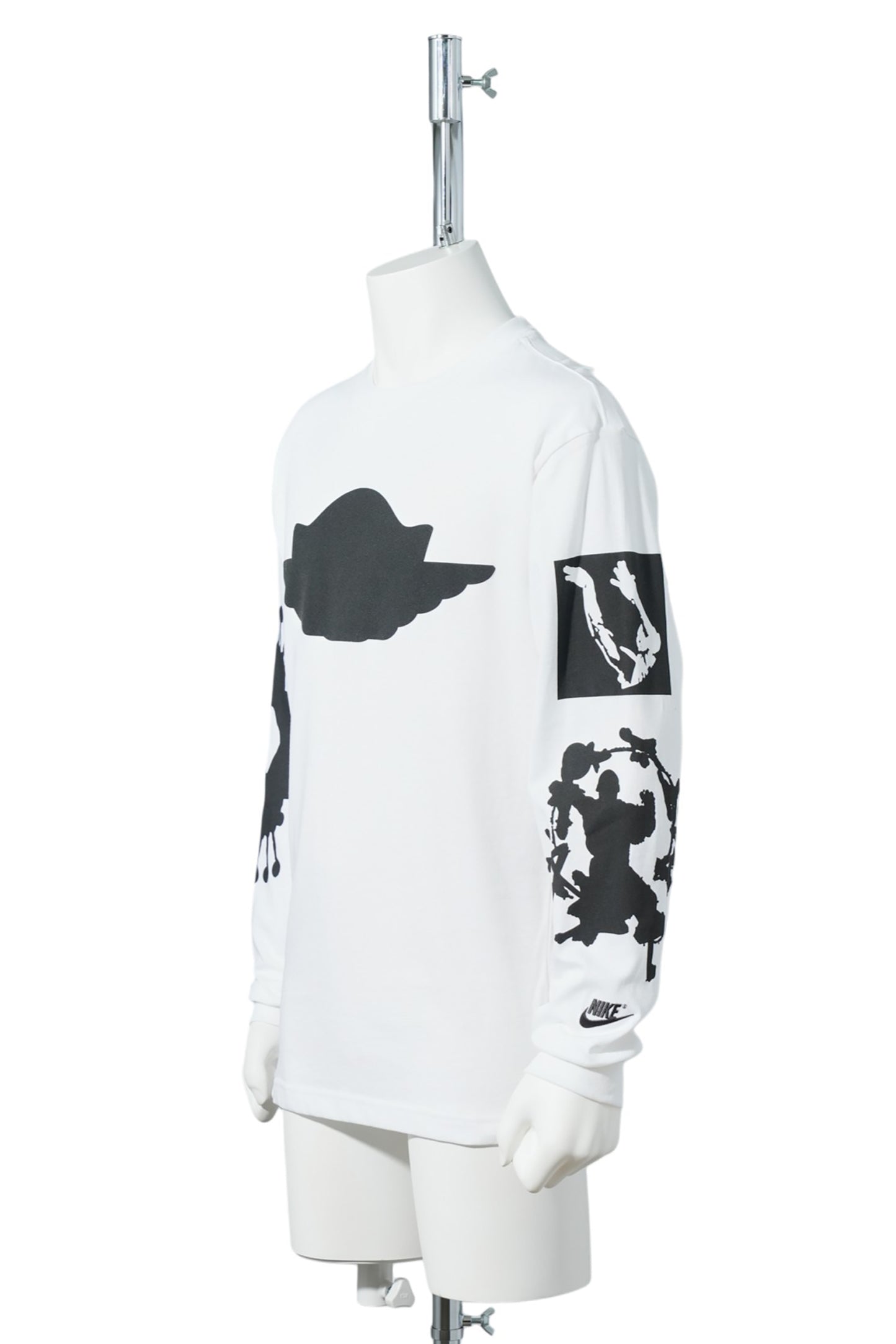 JORDAN WINGS OS L/S T-SHIRT / 100:WHITE/BLACK