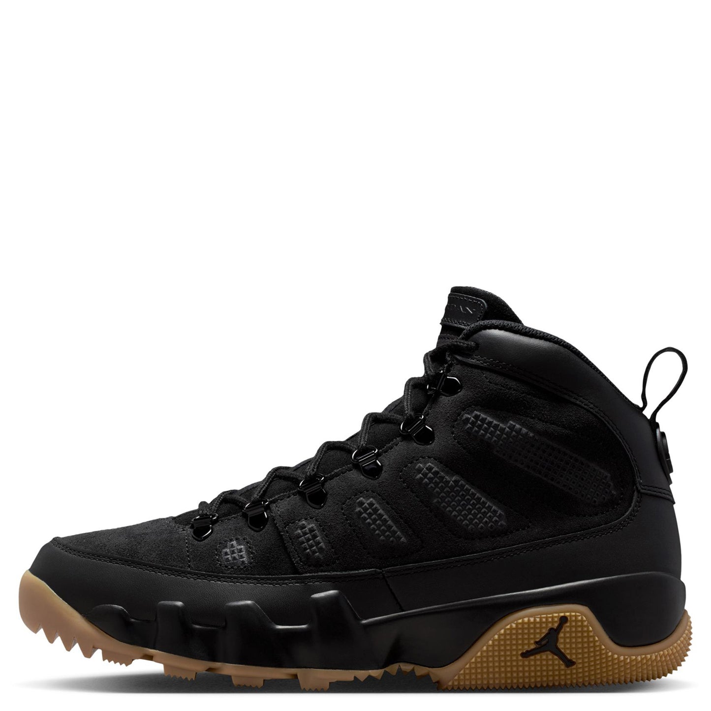 AIR JORDAN 9 RETRO BOOT NRG / 025:BLACK/BLACK-GUM LIGHT BROWN