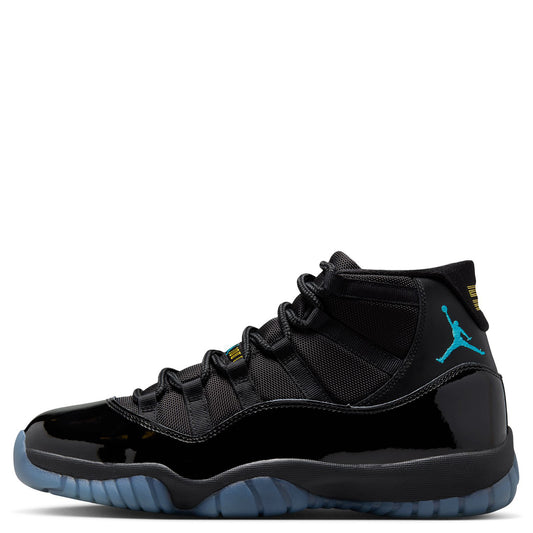 AIR JORDAN 11 RETRO / 047:BLACK/GAMMA BLUE-BLACK