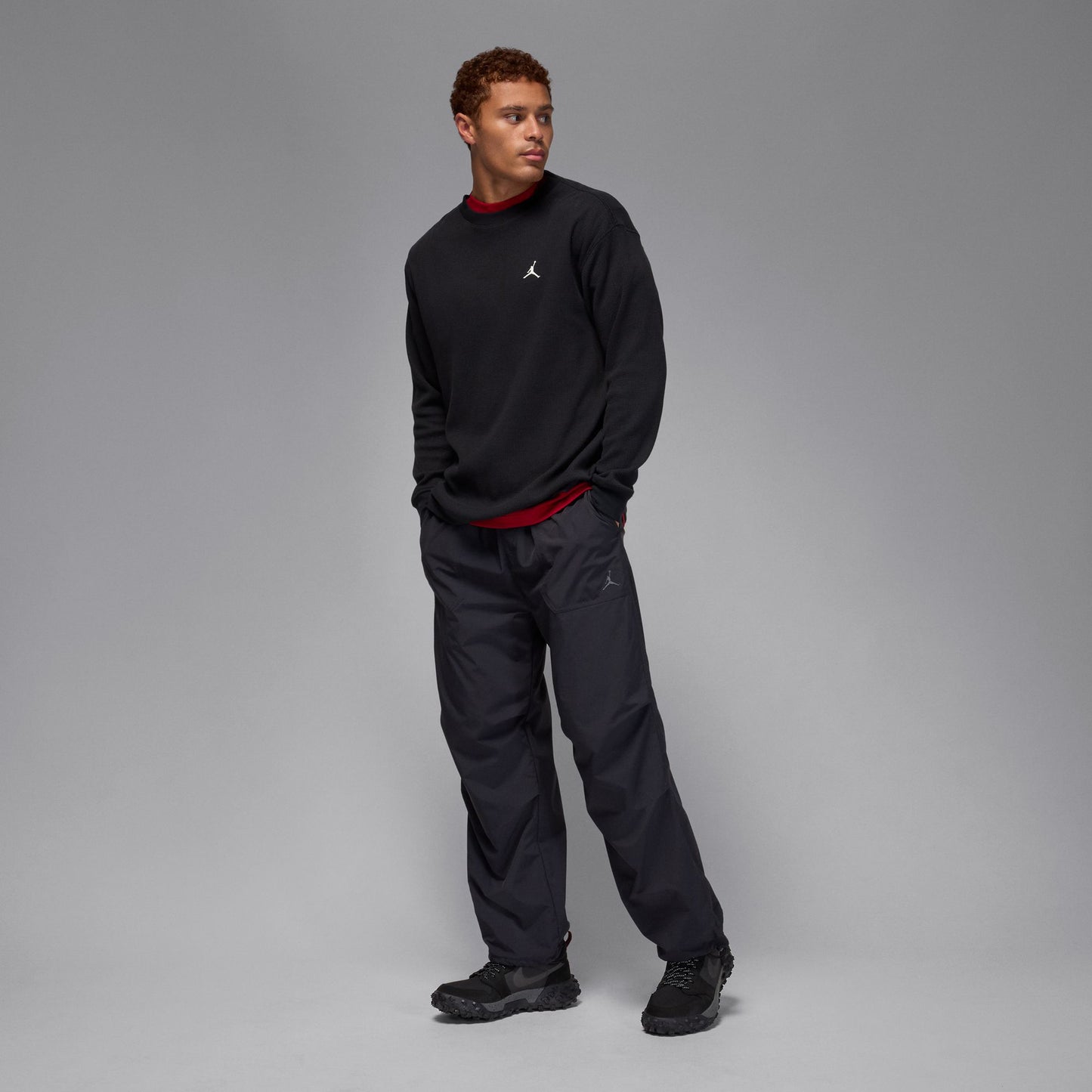 AIR JORDAN 1 ELEMENT LOW A/T / 002:BLACK/BLACK-IRON GREY