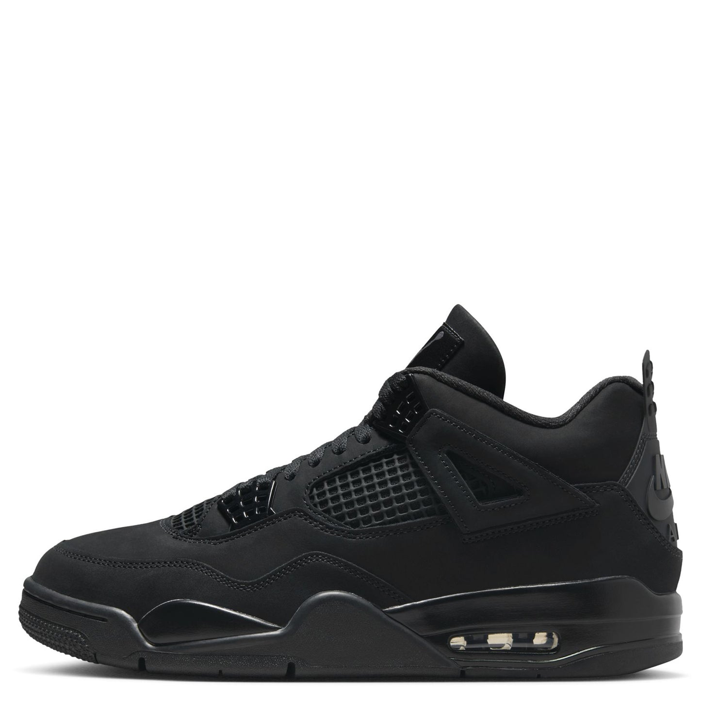 AIR JORDAN 4 RETRO / 010:BLACK/BLACK-LT GRAPHITE