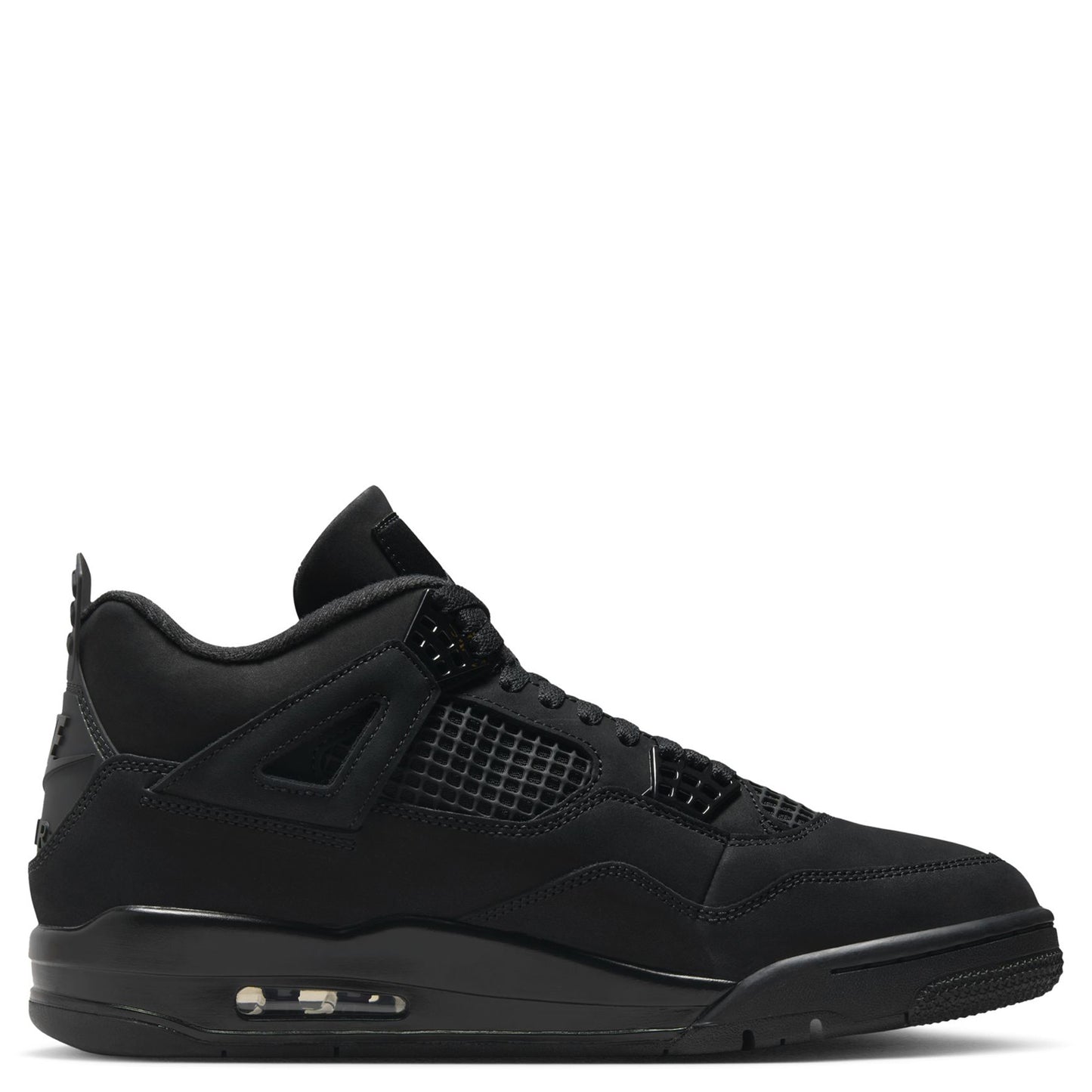 AIR JORDAN 4 RETRO / 010:BLACK/BLACK-LT GRAPHITE