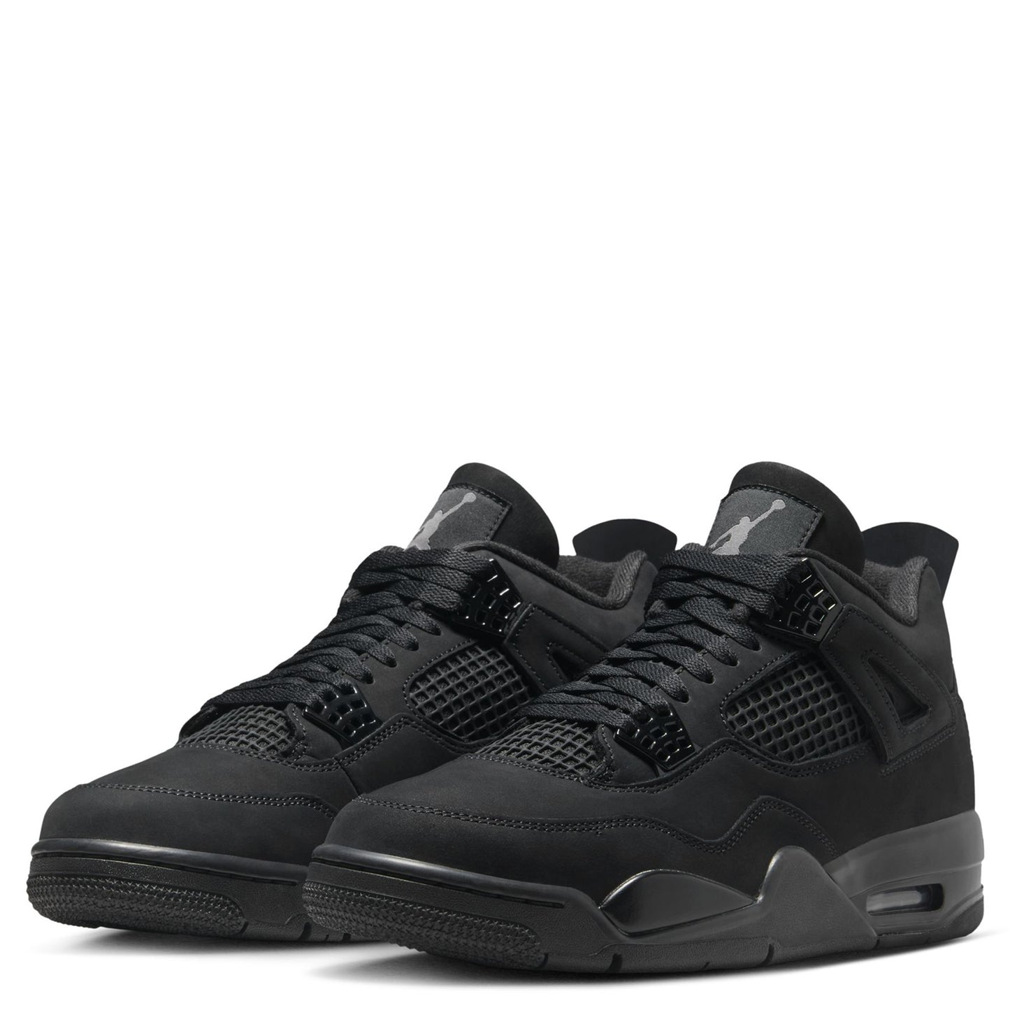 AIR JORDAN 4 RETRO / 010:BLACK/BLACK-LT GRAPHITE