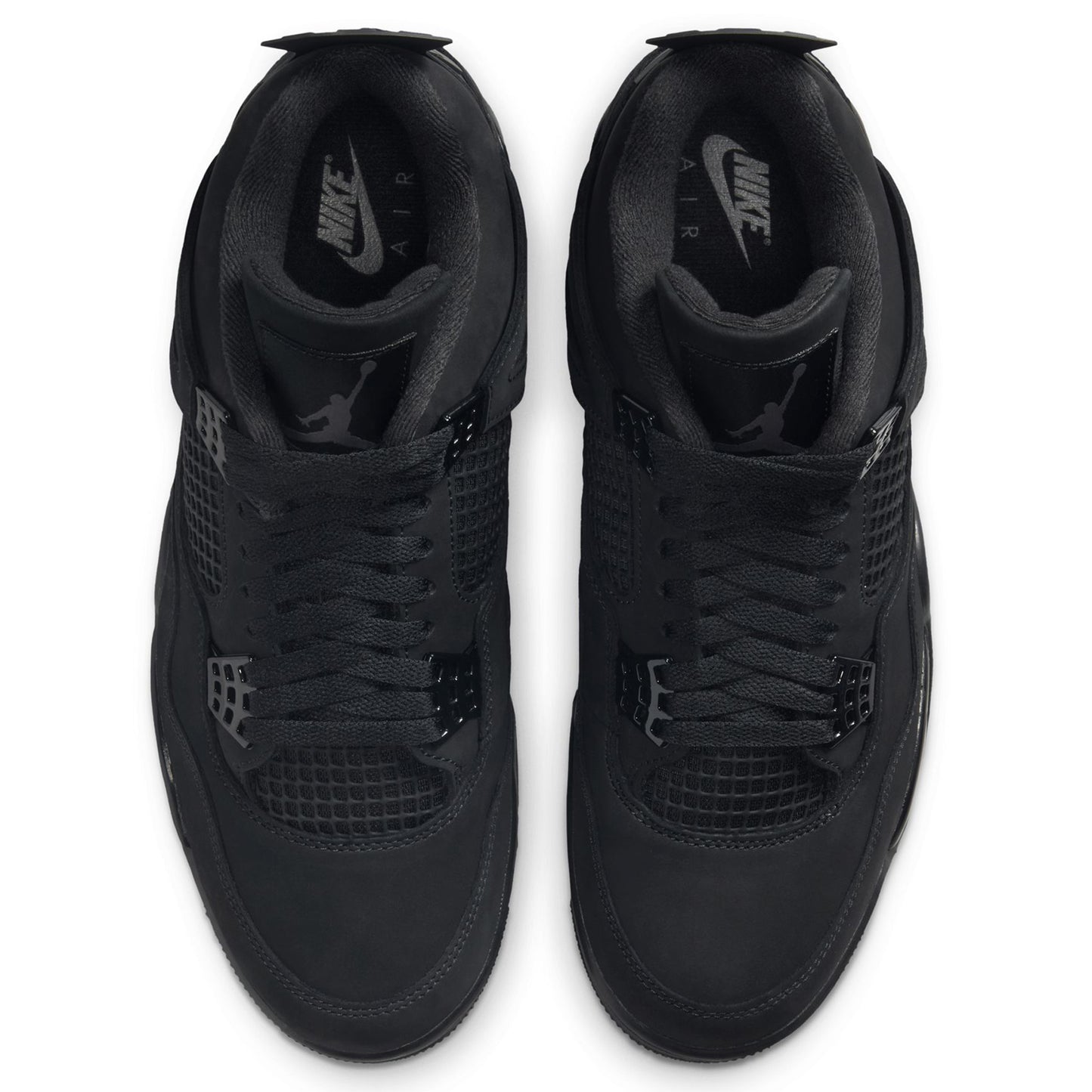 AIR JORDAN 4 RETRO / 010:BLACK/BLACK-LT GRAPHITE