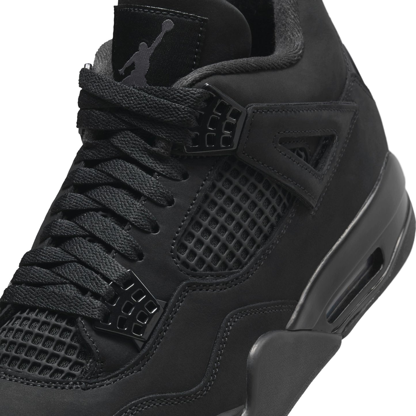 AIR JORDAN 4 RETRO / 010:BLACK/BLACK-LT GRAPHITE