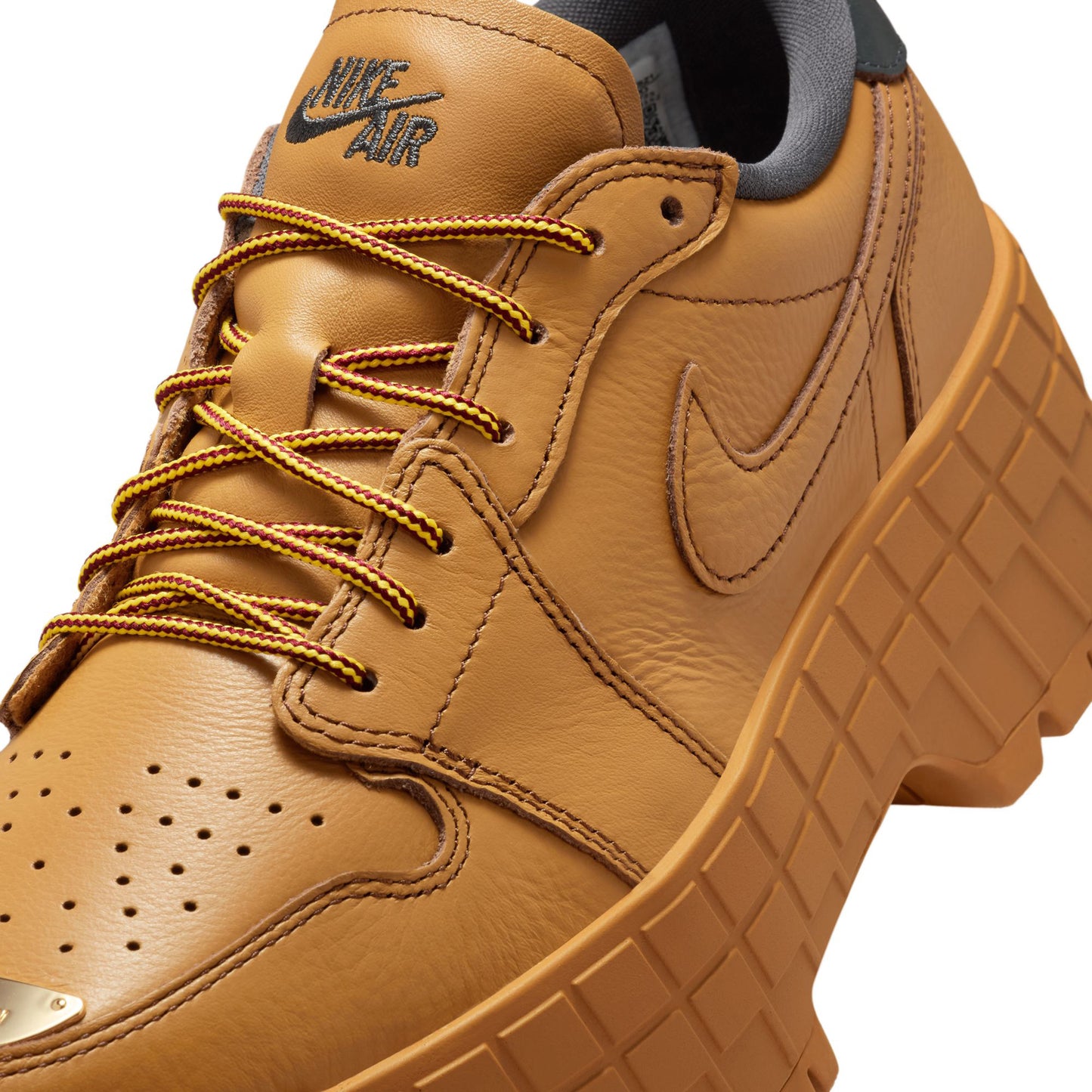 W AIR JORDAN 1 BROOKLYN LOW / 700:WHEAT/ANTHRACITE-TEAM RED