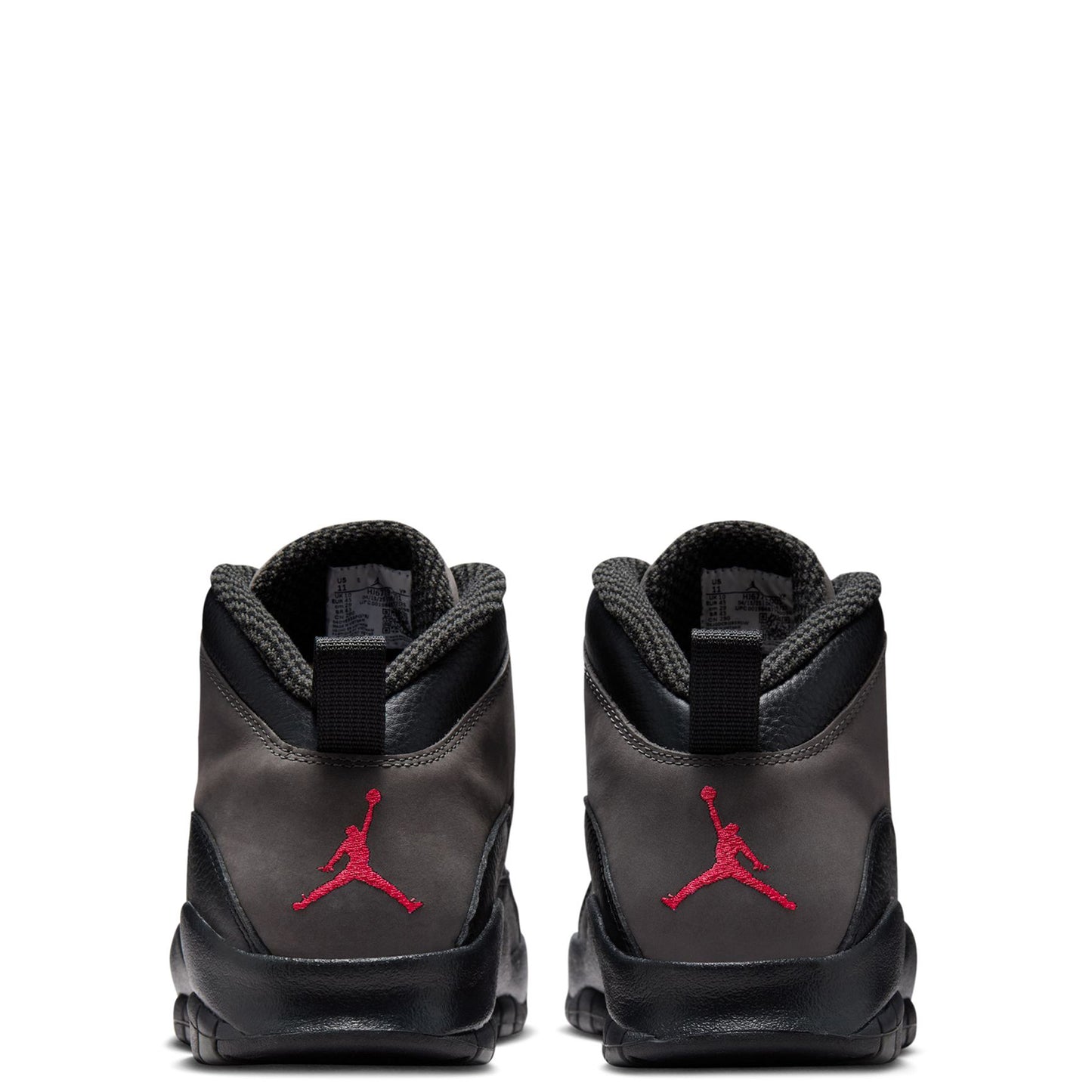 AIR JORDAN 10 RETRO / 001:CHARRED GREY/TRUE RED-BLACK