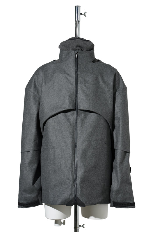 NIKE NRG NOCTA CORD FLOW JACKET / 050:GREY HEATHER/DARK GREY/REFBLK