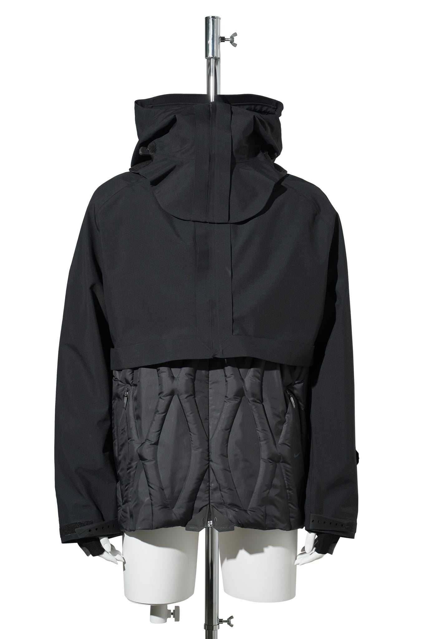 NIKE NRG NOCTA CODE CMP 5 HOODIE JACKET / 010:BLACK/BLACK/GUNMETAL/REFBL