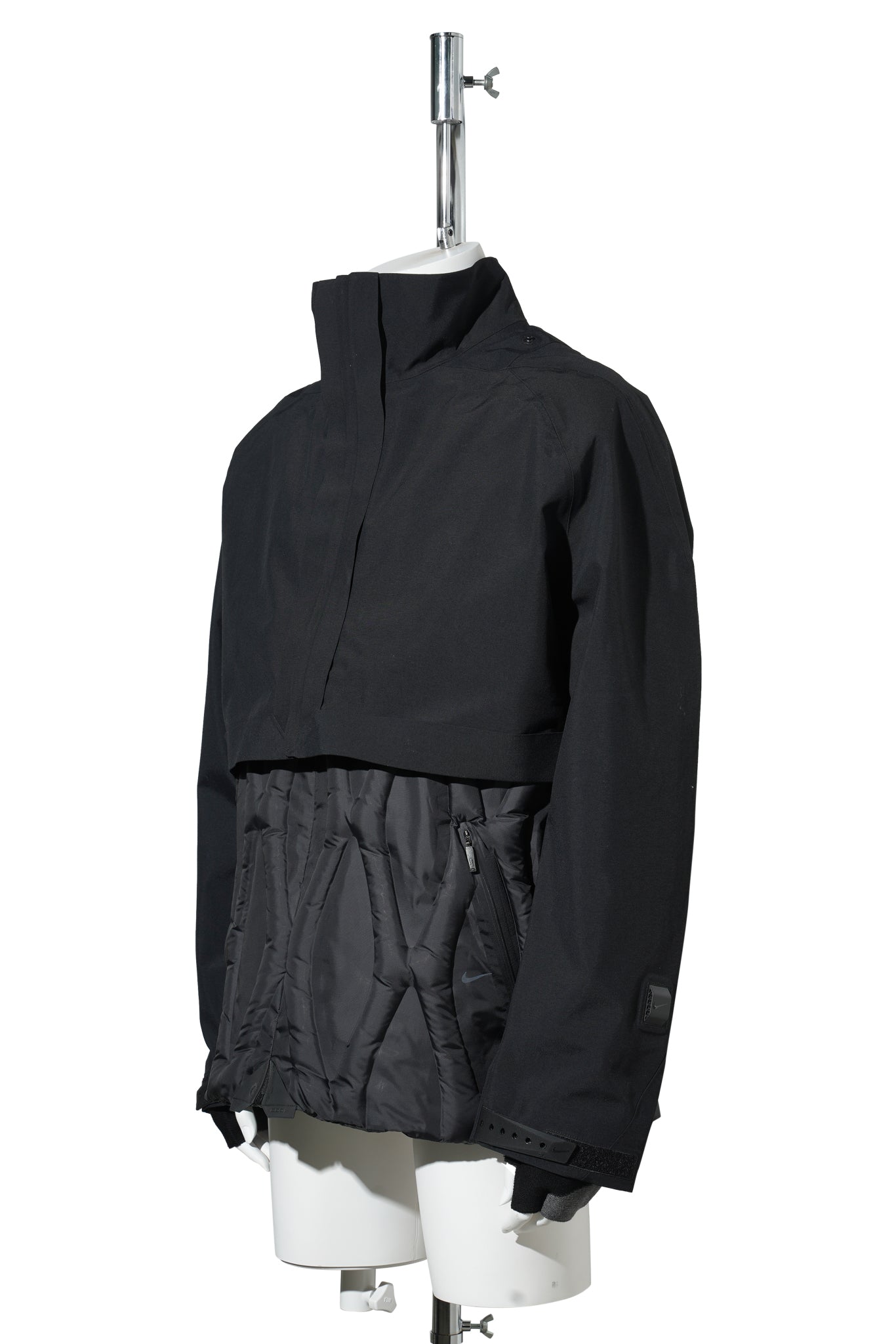 NIKE NRG NOCTA CODE CMP 5 HOODIE JACKET / 010:BLACK/BLACK/GUNMETAL/REFBL