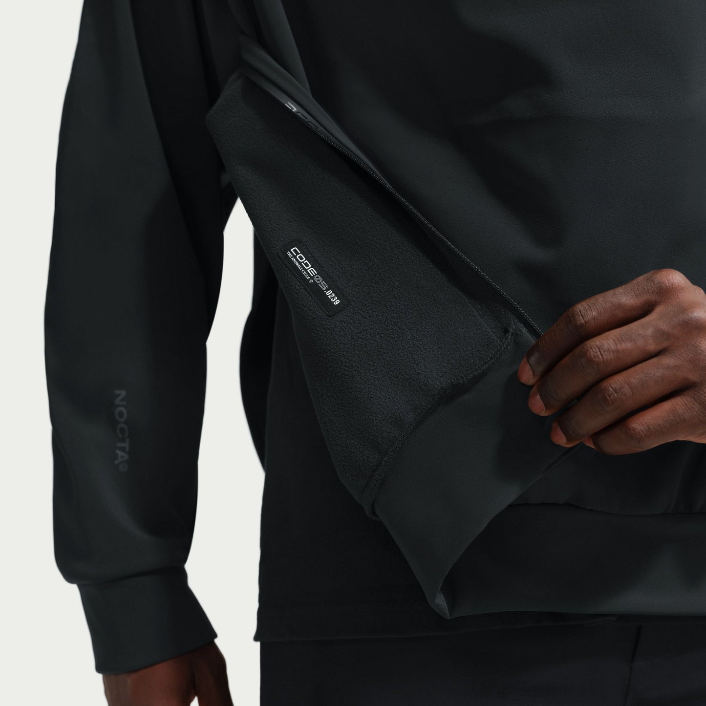 NIKE NRG NOCTA CORD HYENA L/S TOP / 010:BLACK/BLACK/REFBLK