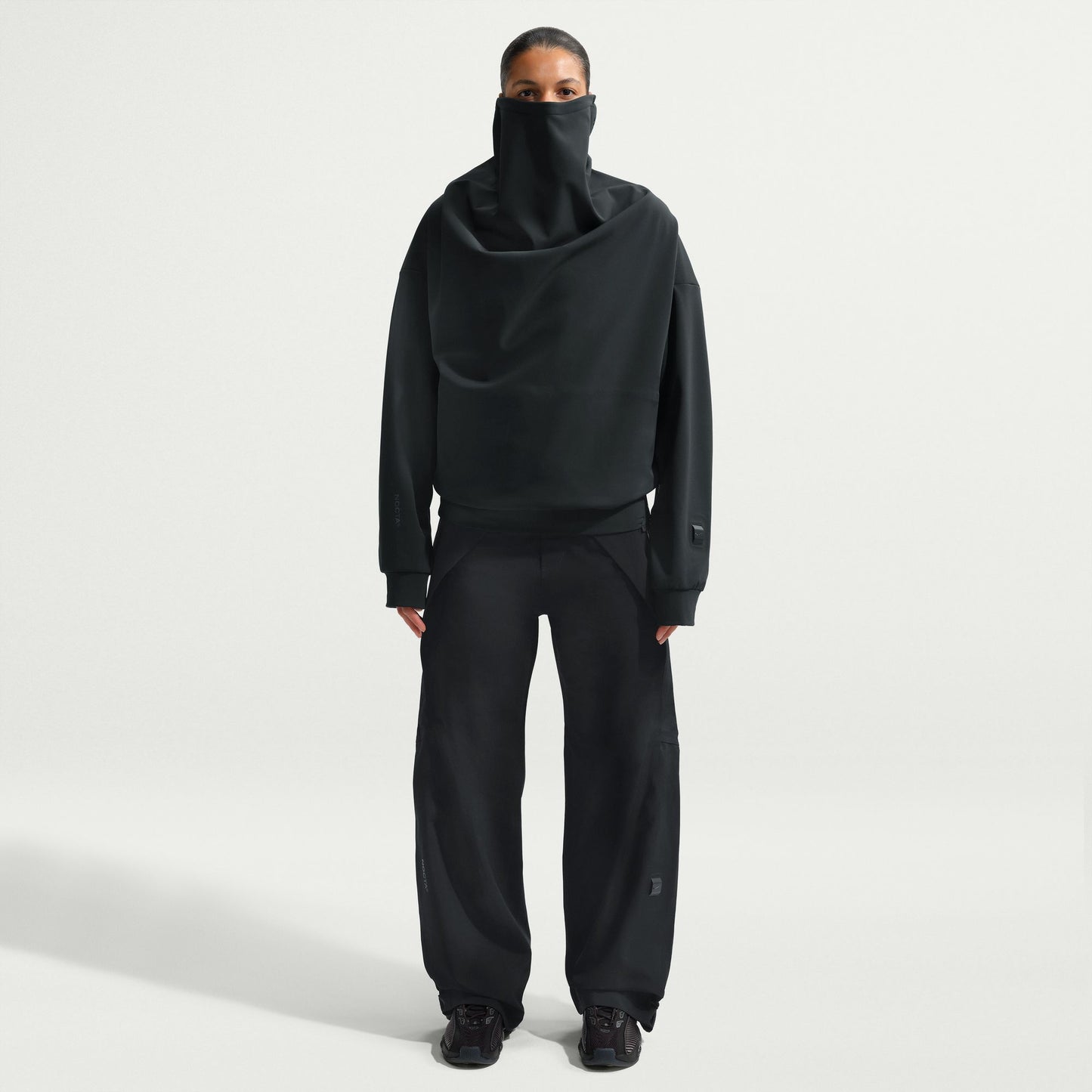 NIKE NRG NOCTA CORD HYENA L/S TOP / 010:BLACK/BLACK/REFBLK