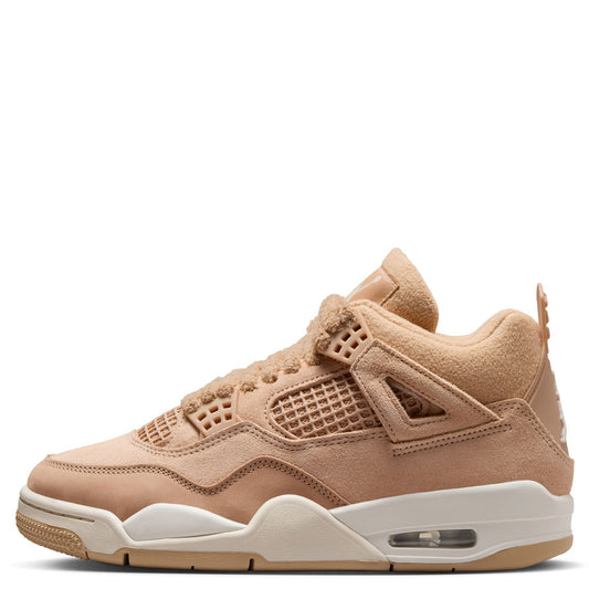WMNS AIR JORDAN 4 RETRO / 200:HEMP/LT OREWOOD BRN