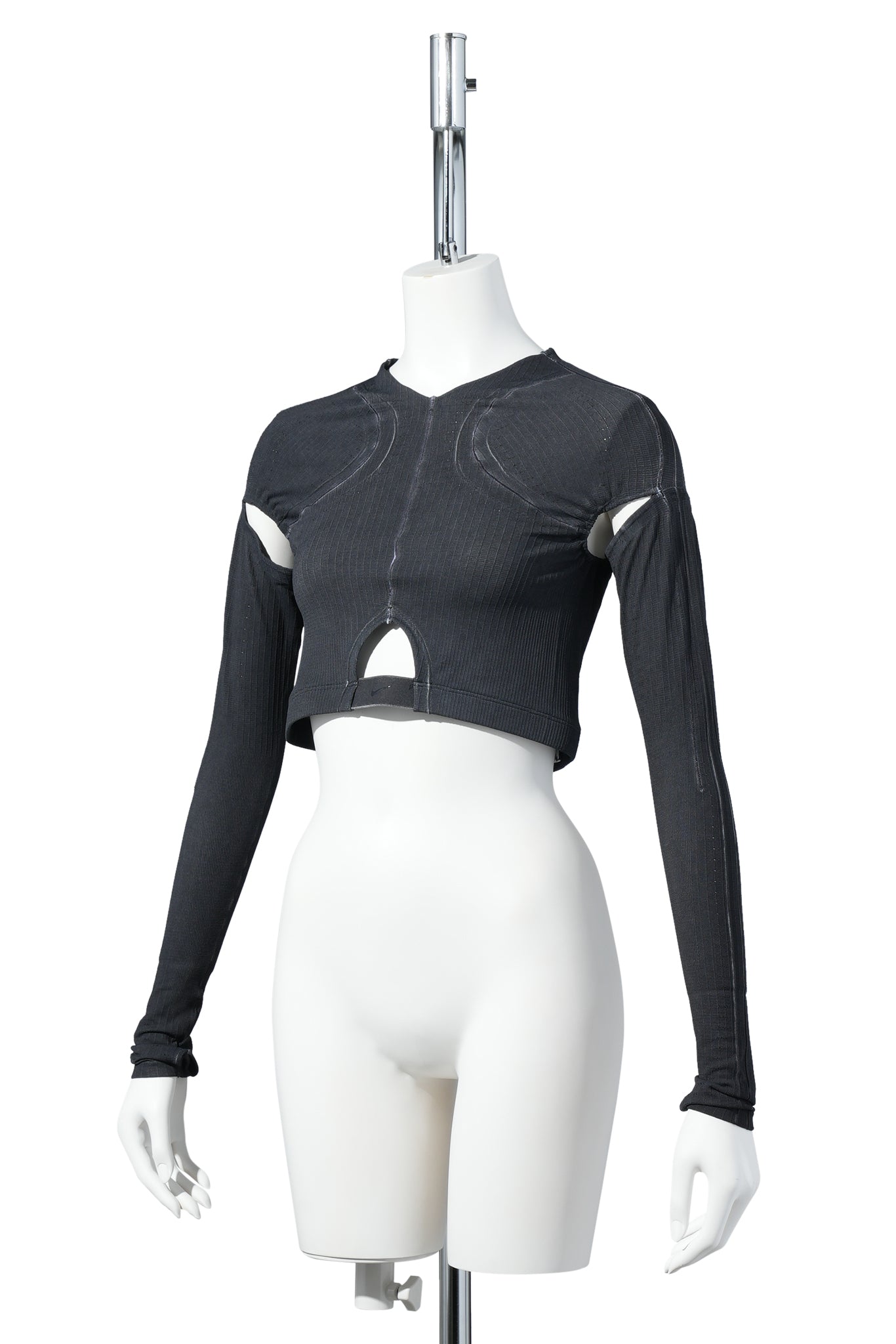 NIKE WOMEN’S NRG KNWLS X GHOST L/S TOP / 010:BLACK