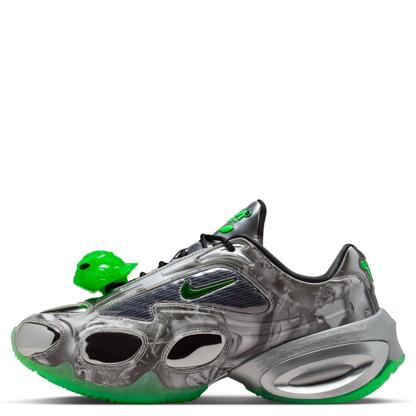 NIKE x WINDOWSEN WMNS AIR MAX MUSE WS / 002:METALLIC SILVER/RAGE GREEN