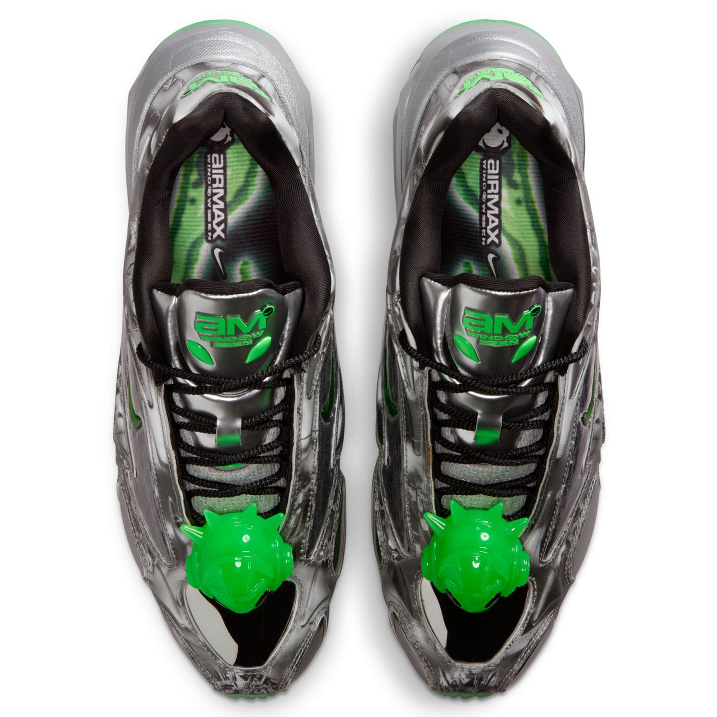 NIKE x WINDOWSEN WMNS AIR MAX MUSE WS / 002:METALLIC SILVER/RAGE GREEN