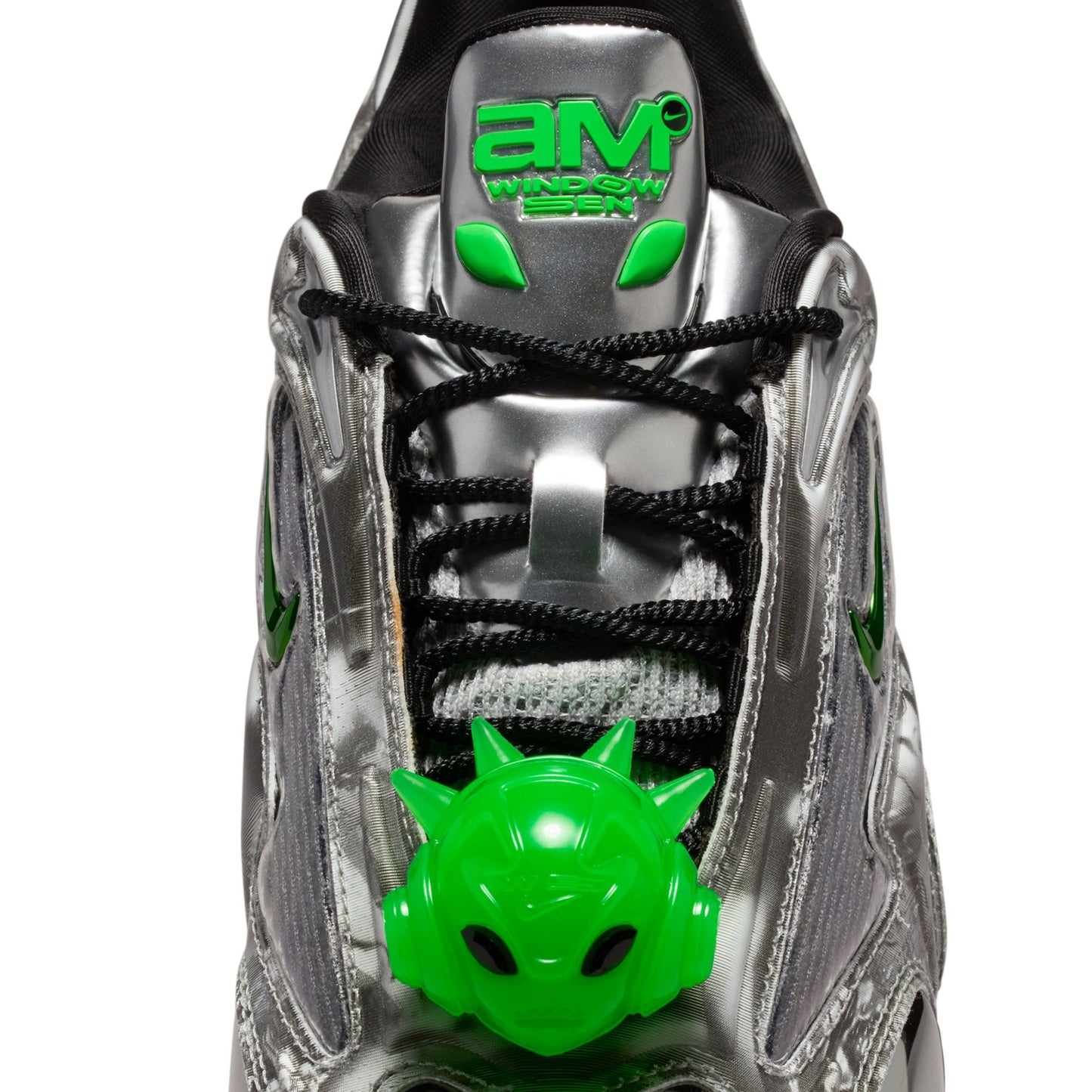 NIKE x WINDOWSEN WMNS AIR MAX MUSE WS / 002:METALLIC SILVER/RAGE GREEN